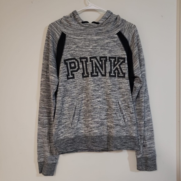 PINK Victoria's Secret Tops - Pink VS sweatshirt with hoodie